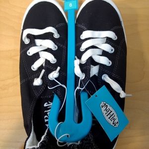 NWT Black slip-on sneakers